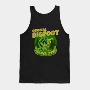 Bigfoot Sasquatch Search Crew Tank Top